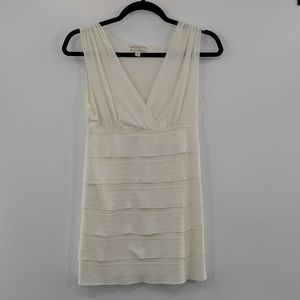 3for$20 M.S.S.P  Cream Sleeveless Knit Top size M